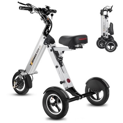 TopMate Gebrauchter Klappbarer 3-Rad-Elektromobilitätsroller für Erwachsene 17kg