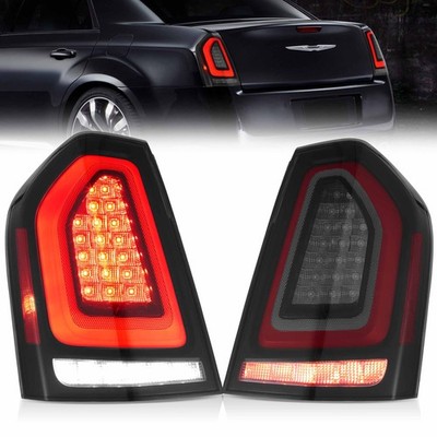 VLAND Voll LED Rückleuchten für-Chrysler 300 2011 2014 Mit Sequentielles Getönt