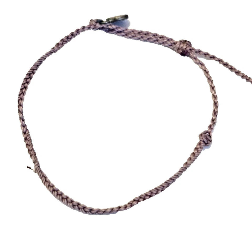 Pura Vida 8 件装可调节绳手链粉色紫色蓝色滑动闭合 — 第 4/4 张图片