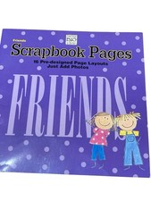 Me My Big Ideas FRIENDS 16 premade scrapbook pages Just add photos School