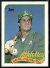 Jose Canseco 1989 Topps #500 NR-MINT Oakland Athletics Baseball Card