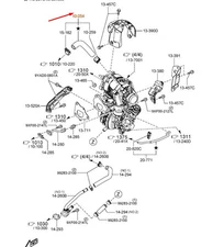 Mazda CX-5 MK2 Breather Hose SH181025XA NEW GENUINE