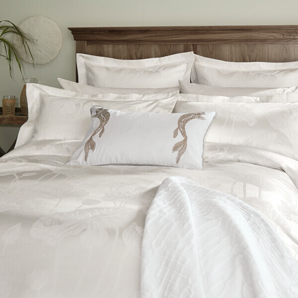 Sanderson Lotus Leaf Bedlinen / for sale online eBay