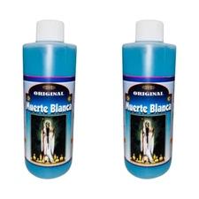2PACK- SANTA MUERTE BLANCA Agua Espiritual - Holy Death White 8 oz