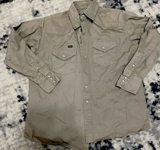 walls heavy pearl snap shirt medium