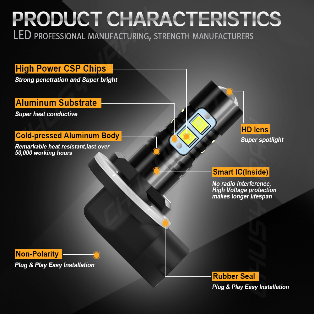 2 LED lights For Kubota RTV1140 RTV900 many models side by