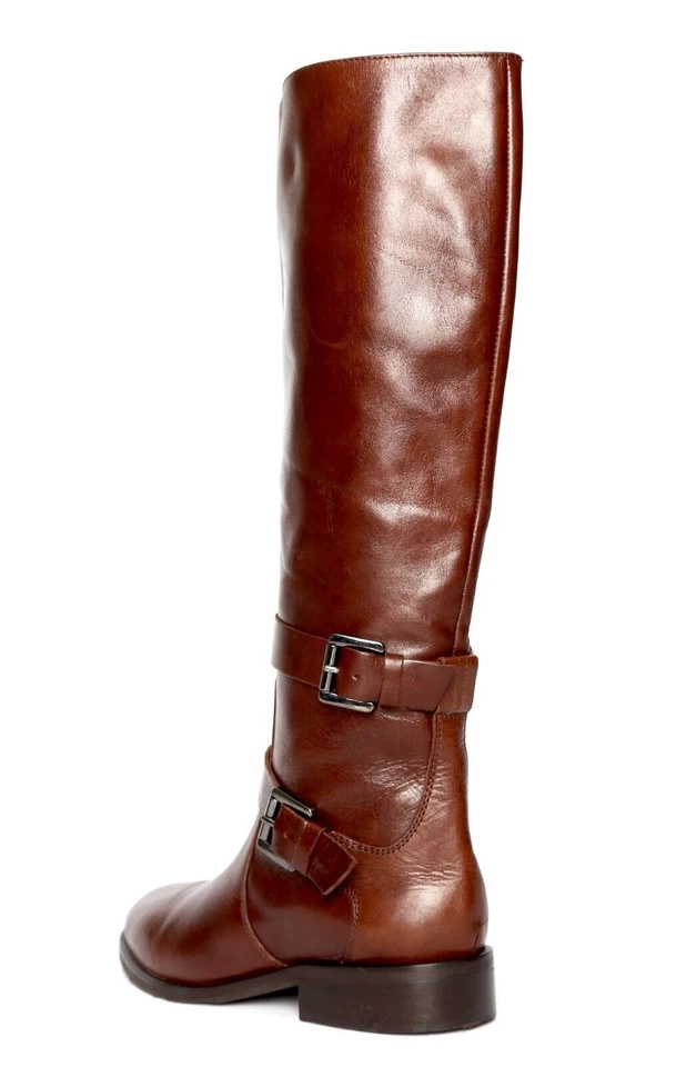 Bota de cuero hasta la rodilla SJP by Sarah Jessica Parker Z18119* 8Kelly EUR talla 37 M Foto 3 de 4