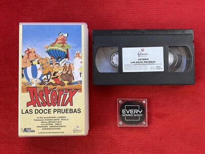 Asterix Las Doce Pruebas Filmax Home Video Pelicula Cinta Vhs Condicion