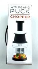 NIB Wolfgang Puck Chopper Stainless Steel Food Chopping Meal Prepping Made Easy
