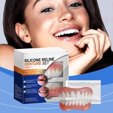 SILICONE RELINE DENTURE SET Denture Silicone Liner Kits Soft Denture Reline Kits