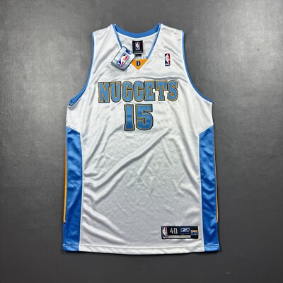 100% Authentic Carmelo Anthony Reebok Denver Nuggets Jersey Size
