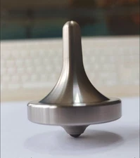 Stainless Steel Hand Twisting Spinning Top Gyro Gyroscope Collection Spinner Toy