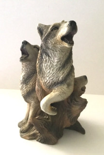 Wolf Figurine by David Meredith 2001 Signed 203 Limited Edition of 3500