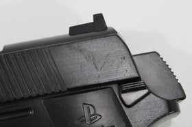 NAMCO NPC-103 GunCon Playstation PS PS1 Light Gun Controller Black Japan TESTED