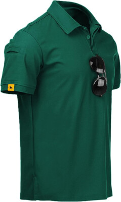ZITY Forest Green polo shirt with best in class breathability with a natural fit