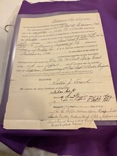 1568 MARYLAND CIVIL WAR CSA 1917 CROSS OF HONOR APPLICATION SGD GEN AC TRIPPE
