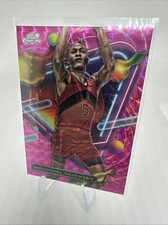 Immanuel Quickley 2023-24 Topps Cosmic Chrome #82 Pink Galaxy Raptors