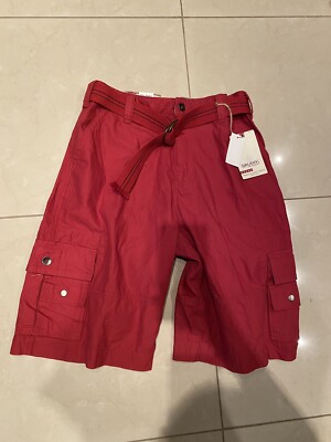 Red Galaxy By Harvic Cargo Shorts Size 34