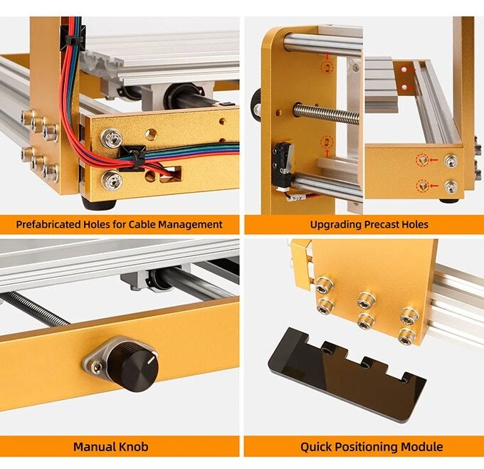 2 in 1 CNC Router Desktop 3018 Pro Max Milling Engraving Cutting Machine - Image 4 of 4