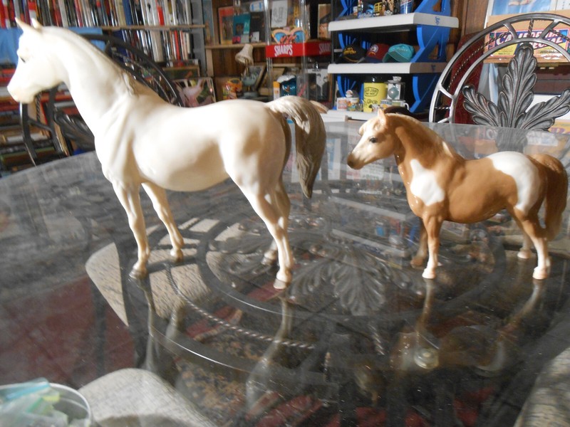 1958-60 Breyer Horses Glossy Alabaster Pride Family Arabian Mare Pony Glasses NR