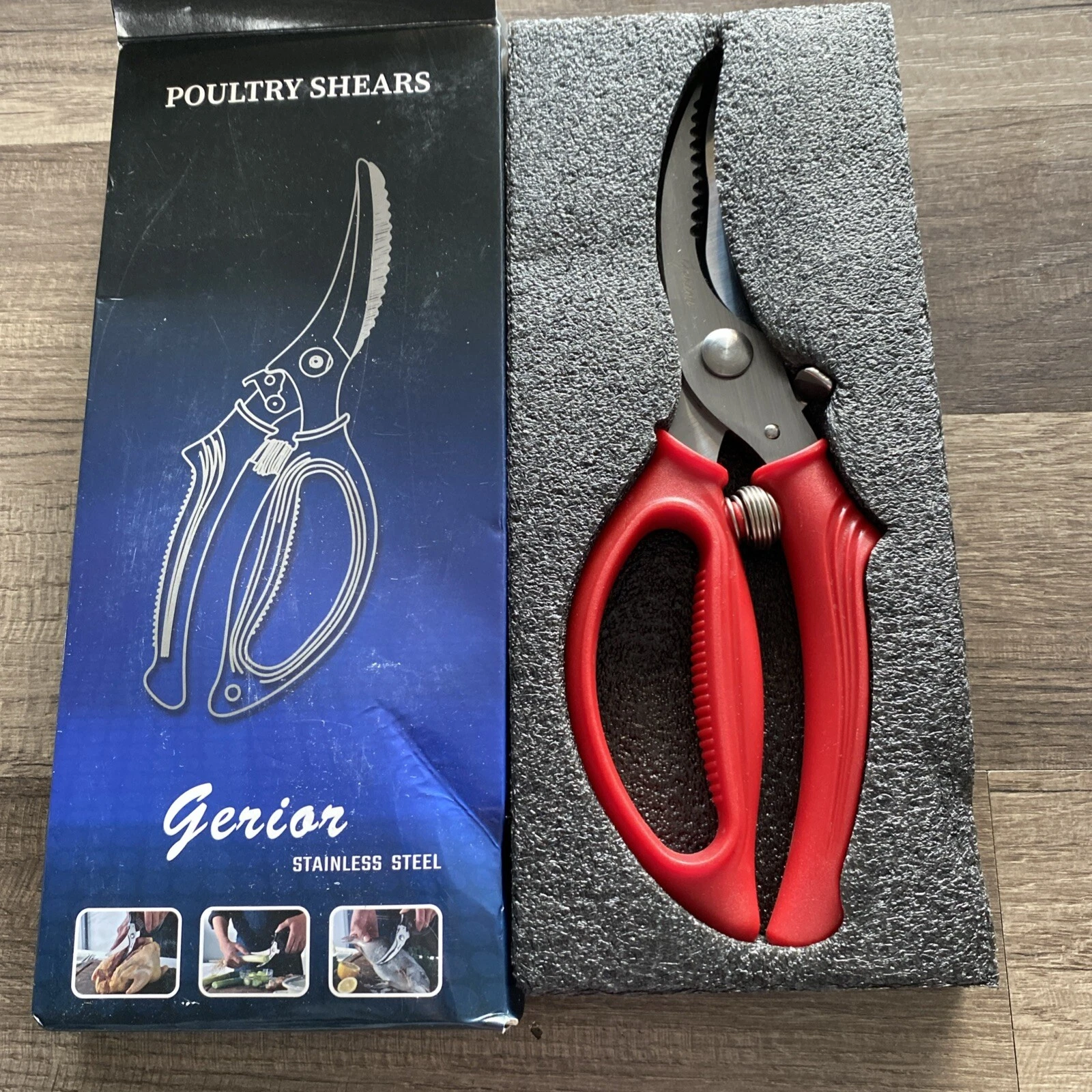 Gerior Stainless Steel Poultry Shears High Quality Spring Loaded /az
Opens in a new window or tab