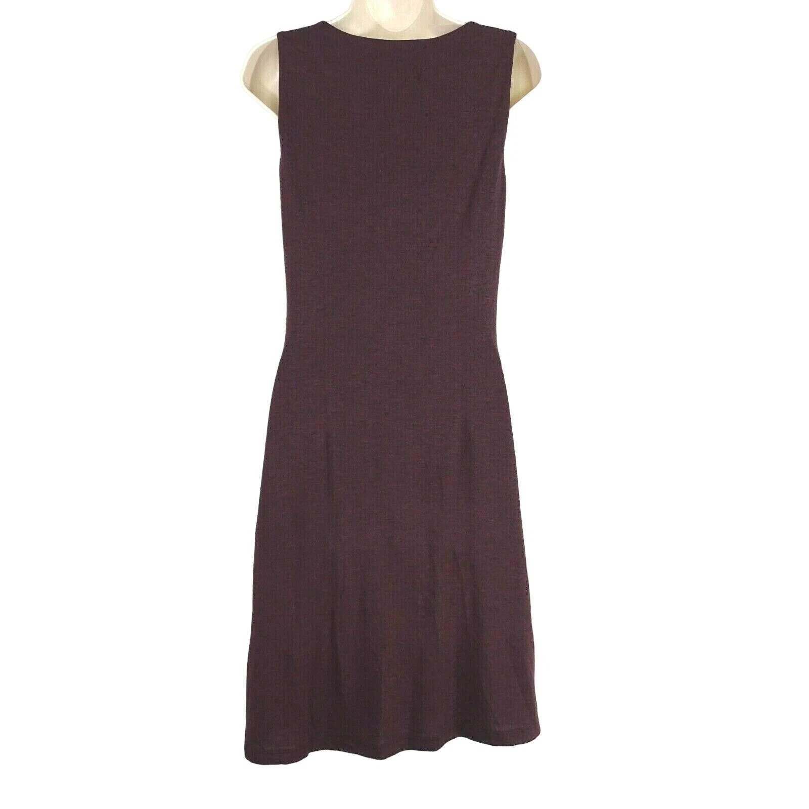 VETEMENTS Abito tubino Ann Taylor Loft Tank increspato maglia elasticizzata donna taglia S senza maniche