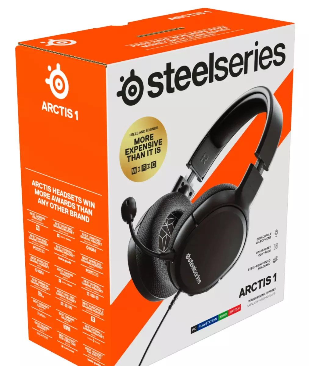 SteelSeries Arctis 1 Wired Stereo Gaming Headset for  PC/Playstation/Xbox/Switch 813682029593