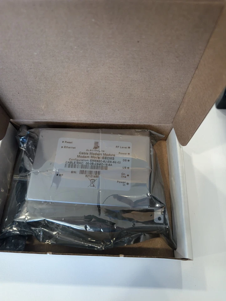 Electroline DOCSIS 3.0 Embedded Cable Modem EMMS3D-6J-EM-SE-02-SI, V1.12 - Image 2 of 4