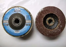 4" Flap Disc Type 27, AO, 40, 60 OR 80 Grit, Professional, Lot of 5