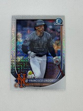 2025 Bowman Mega Box Francisco Lindor Mojo Refractor New York Mets #86