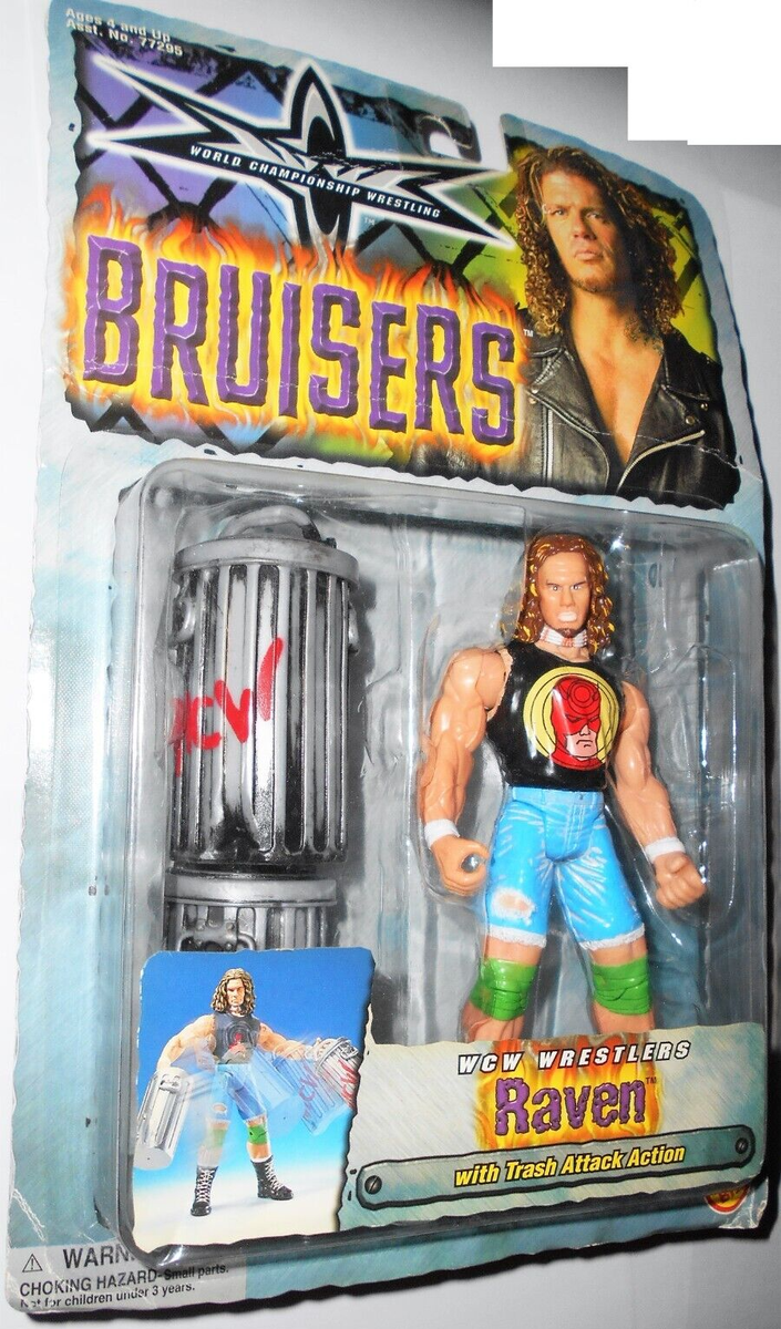 Wrestling toy biz 1999 RAVEN wcw Bruisers 1998 toybiz wwf wwe