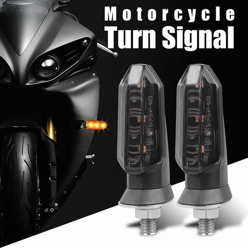 US 12V Motorcycle Bike LED Amber Front & Back Turn Signal Indicator Light New - Picture 8 of 13