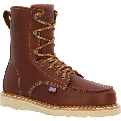 Georgia Boot Men's Wedge Moc Toe Made in USA Work Boot GB00480
