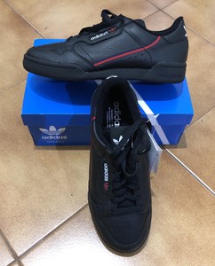 adidas continental 80 uomo nere