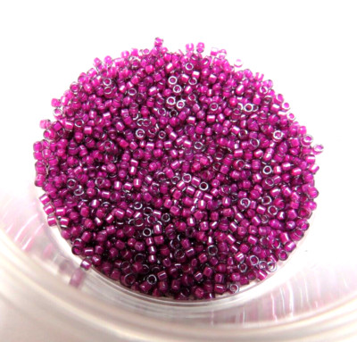 11/0 DELICA ~ DARK FUCHSIA PINK ~ DB 281 ~ 7 Grams ~ MIYUKI GLASS SEED BEADS