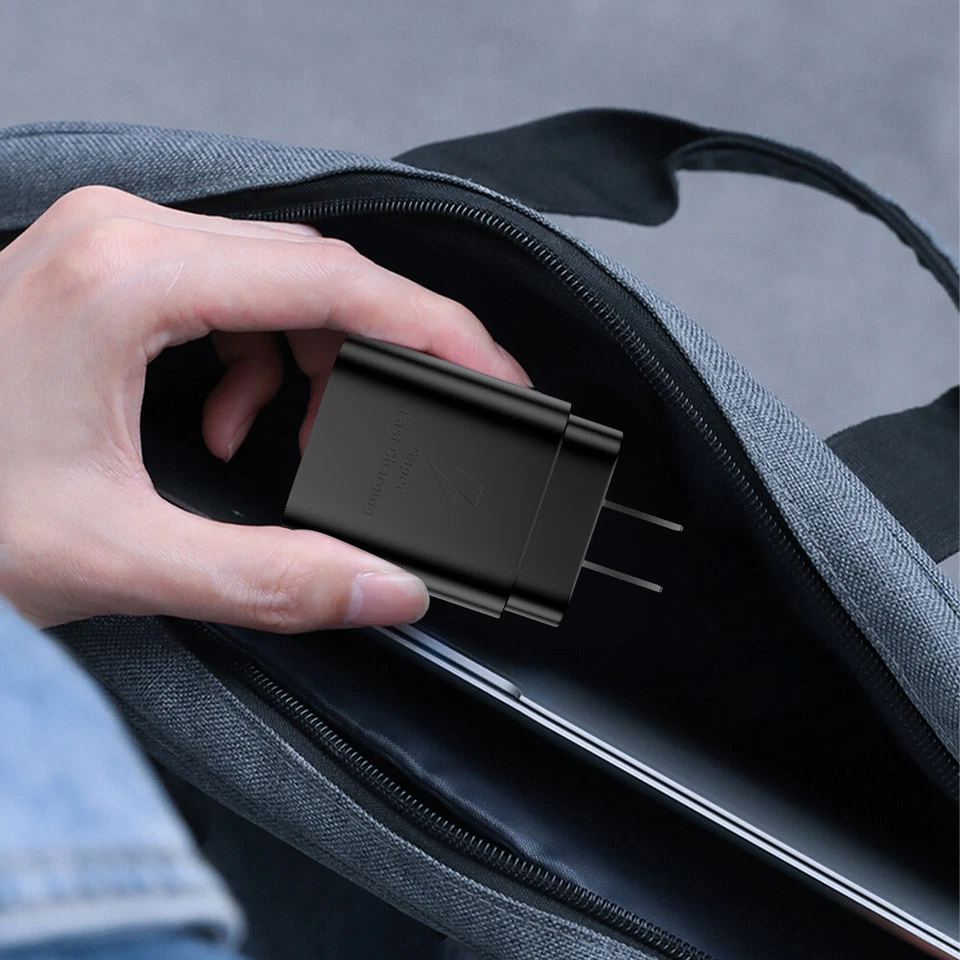 25w Type USB-C Fast Wall Charger+6FT Cable For Samsung Galaxy S20 S21 5G lot US - Image 3 of 4