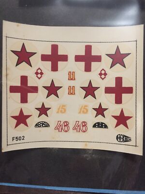 Hi-Decal Line  decals 1/72 F502