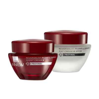 AVON Anew Reversalist: Day Plump & Smooth + Night Plump & Smooth Cream SET 1.7oz