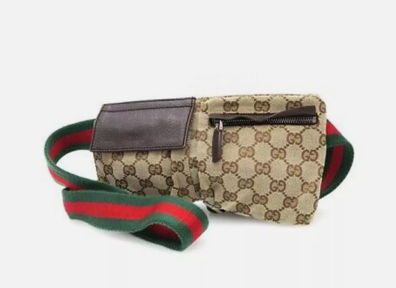 Sac taille en toile Gucci GG