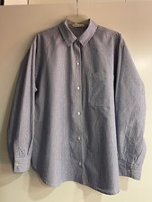 Pull Bear Damen Streifen Bluse Gr. L 100% Baumwolle wie NEU