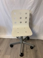 ikea children's swivel desk chair white