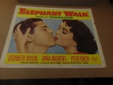 ELEPHANT WALK 1954 ELIZABETH TAYLOR DANA ANDREWS 11X14