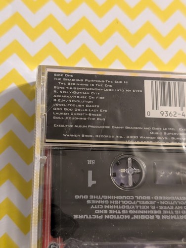 Batman & Robin Soundtrack (1997 Cassette) Smashing Pumpkins R.E.M. Goo - Sealed - Picture 6 of 7