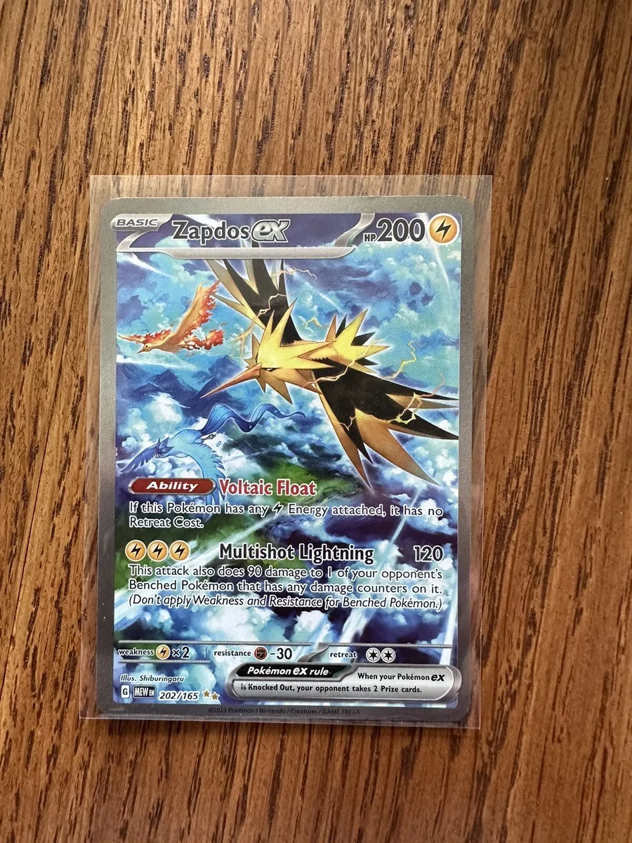 Zapdos ex - 202/165 - Special Illustration Rare