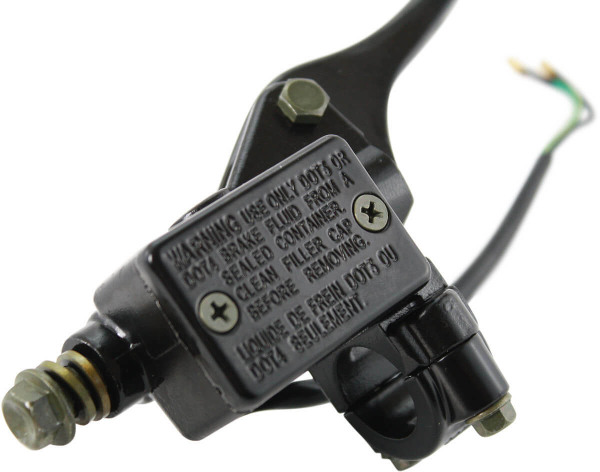 Bremszylinder Für China-Roller - Vorderradbremse, Rechts, Schwarz Mit M10-Gewinde