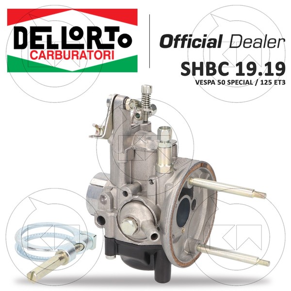 Vergaser Shbc 19.19 Original Dell'orto Piaggio Vespa 50 125 Special R L ET3-image