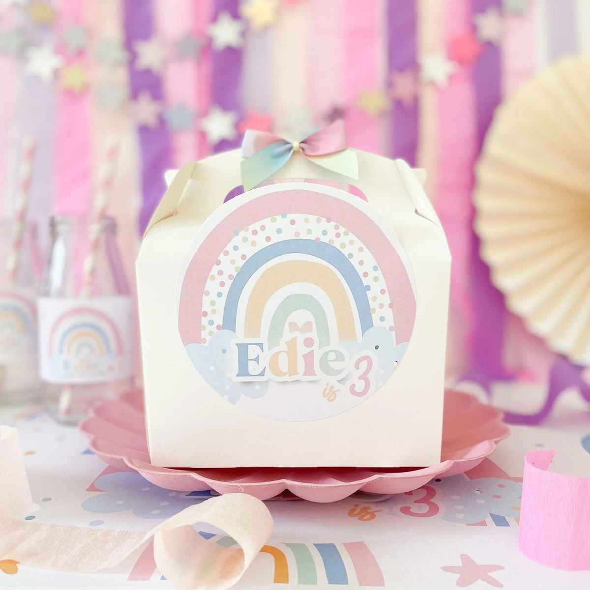 Pastel rainbow bag sale