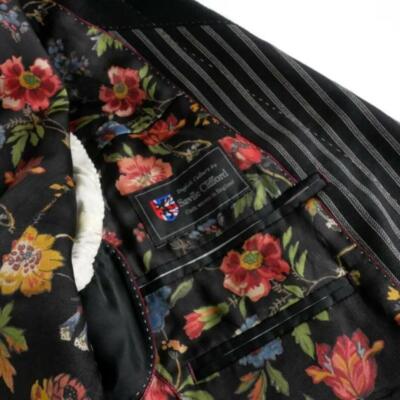 美品 Paul Smith × Savile Crifford R-6435 Paul Smith COLLECTION Setup Suit Top and Bottom SAVILE