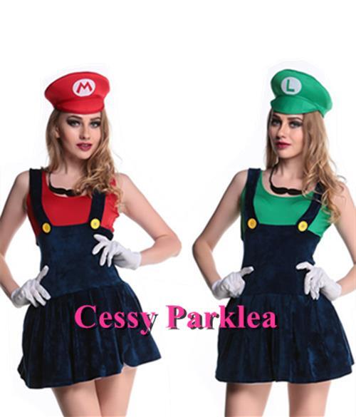 Costume Donna Super Mario E Luigi Costume Pricipessa Peach