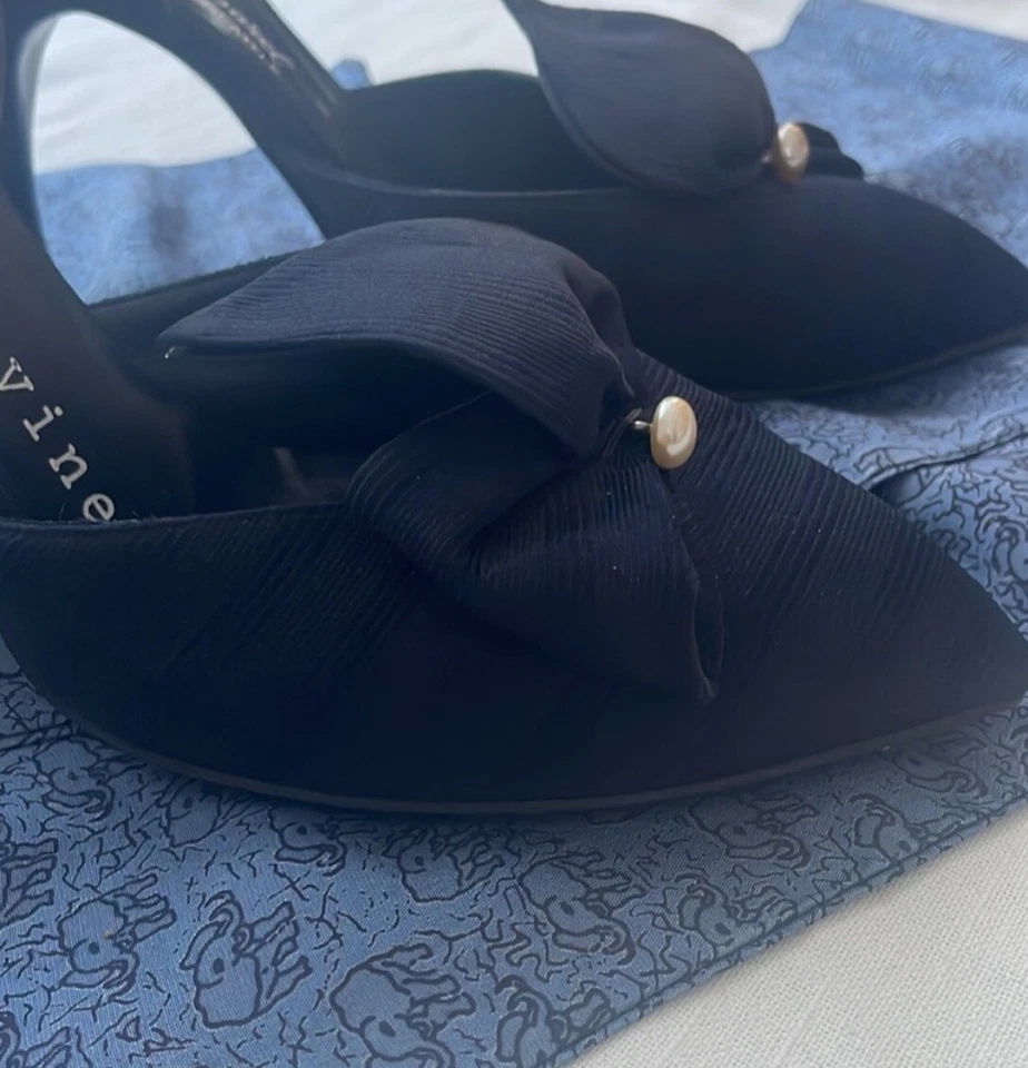 *VINTAGE* Zapatos Herbert Levine raros años 50. Femenino, delicado y sexy. Talla 8M. Foto 3 de 4